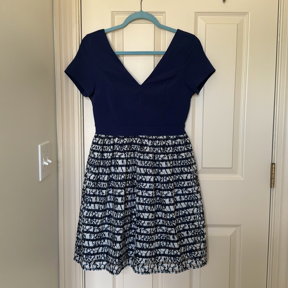 Mi Ami Francesca’s Navy Blue Dress